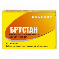 Brustan (Ibuprofen + Paracetamol) 725mg 10 tablets