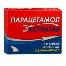 Paracetamol Extratab (Paracetamol + Ascorbic acid) 20 tablets