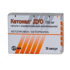 Ketonal (Ketoprofen) DUO 150mg 30 capsules
