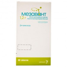 Mezavant (Mesalazine) 1.2g 60 tablets long