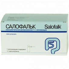 Salofalk (Mesalazine) 1g rectal foam cylinder with 14 appliques