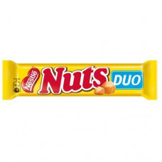 Nestle Nuts DUO chocolate bar 66g 24 pcs