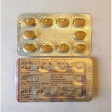 Eli-20 (tadalafil) 20mg 10 tablets