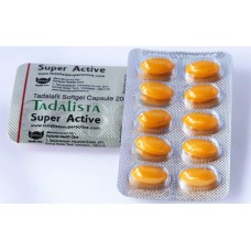 Tadalista (Tadalafil) Super Active 20 mg 10 capsules