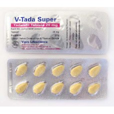 V-Tada Super (Tadalafil) 20mg 10 tablets