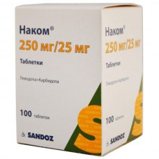 Nakom (Levodopa + Carbidopa) 100 tablets
