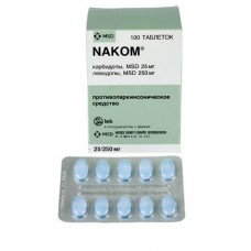 Nakom (Levodopa + Carbidopa) 100 tablets