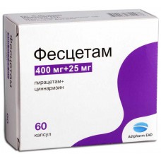 Fescetam (Piracetam + Cinnarizine) 60 capsules