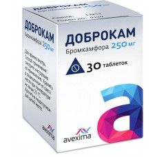 Dobrocam (Bromocamphor) 250mg 30 tablets