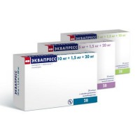 Ekvapress (Indapamide + Lisinopril + Amlodipine)