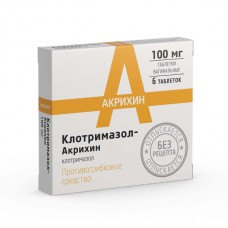 Clotrimazole 100mg 6 tablets
