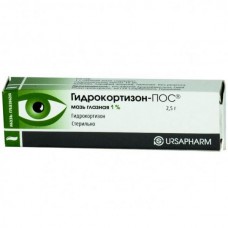 Hydrocortisone-POS 1% 2.5g eye ointment