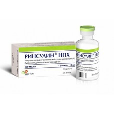Rinsulin NPH (Insulin-isophane) 100IU/ml 10ml suspension