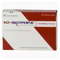 Co-Exforge (Amlodipine + Valsartan + Hydrochlorothiazide)