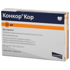 Concor Cor (Bisoprolol) 2.5mg 30 tablets