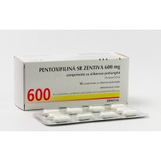 Pentoxifylline 600mg 20 tablets long