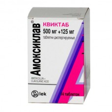 Amoxiclav Quicktab (Amoxicillin + Clavulanic acid)