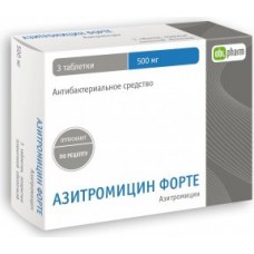 Azithromycin forte 500mg 3 tablets