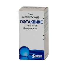 Oftaquix (Levofloxacin) 0.5% 5ml eye drops