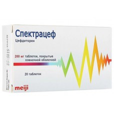 Spectracef (Cefditoren) 200mg 20 tablets