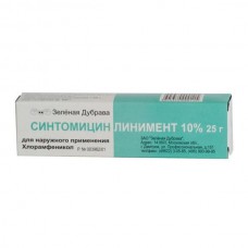 Synthomycin 10% 25g liniment