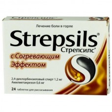 Strepsils 24 tablets warming effect