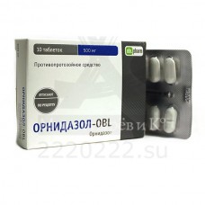 Ornidazole-OBL 500mg 10 tablets