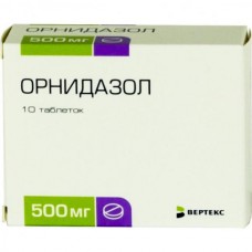Ornidazole 500mg 10 tablets