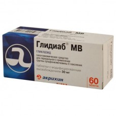 Glidiab (Gliclazide) MV 30mg 60 tablets