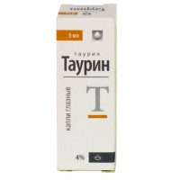 Taurine eye drops
