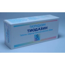 Thiodazine (Thioridazine) 25mg 100 tablets