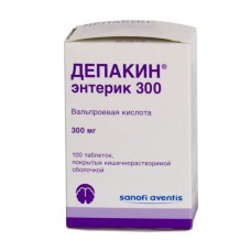 Depakine enteric (Valproic acid) 300mg 100 tablets