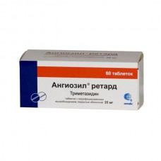 Angiozil (Trimetazidine) retard 35mg 60 tablets