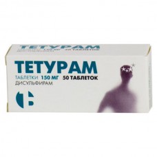 Teturam (Disulfiram) 150mg 50 tablets